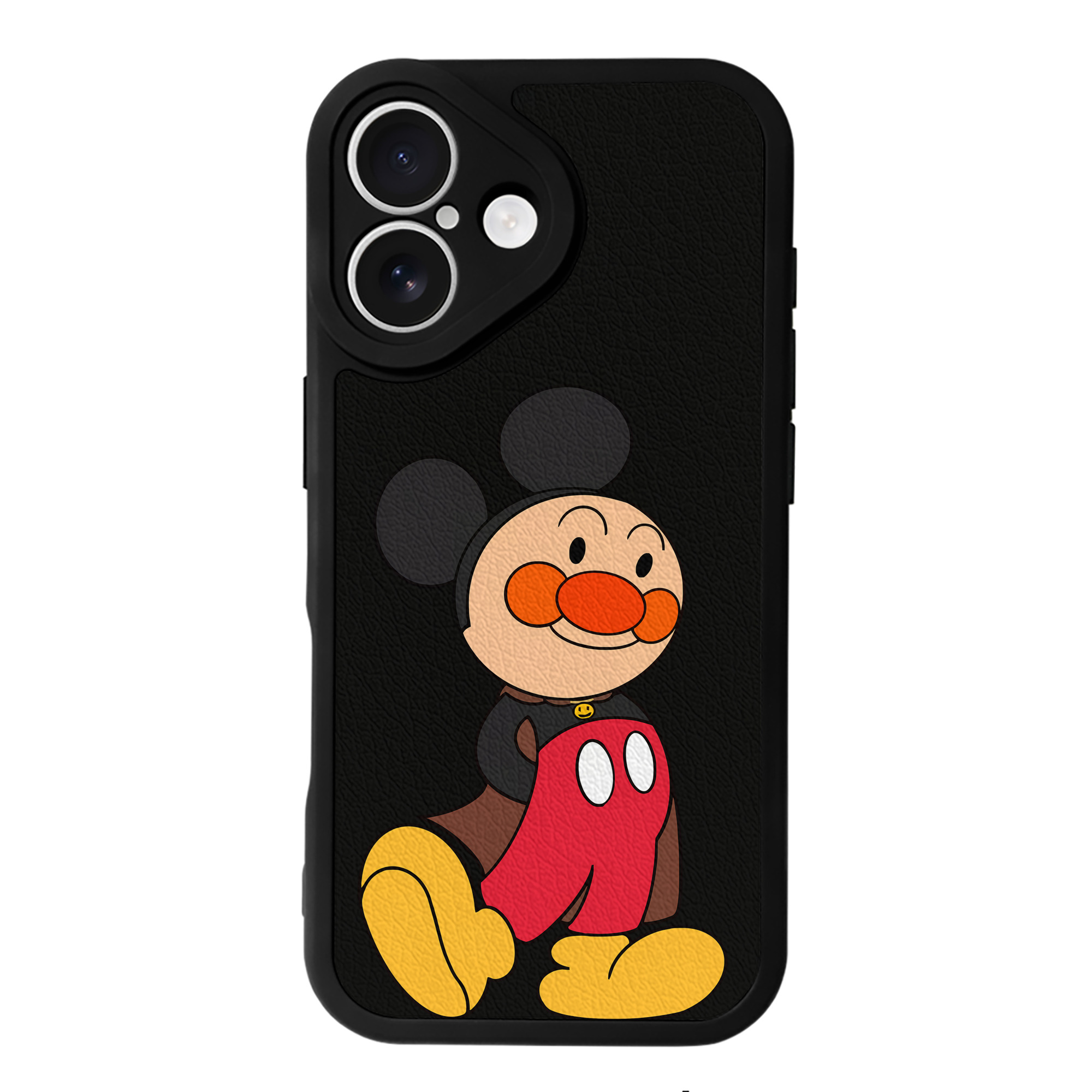 （画像用） アンパンマン Anpanman 【iPhone 16シリーズ対応】シリコンスマホケース（レザー調） 材質：シリコン